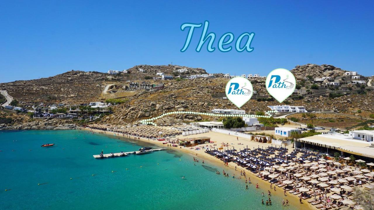 1Path Thea Mykonos Super Paradise Beach House Mykonos Town Exterior foto